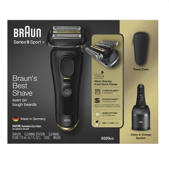 BRAUN Series 9 Sport + 9320CC Wet & Dry Clean & Charge System Special Edition - Picture 6 of 6